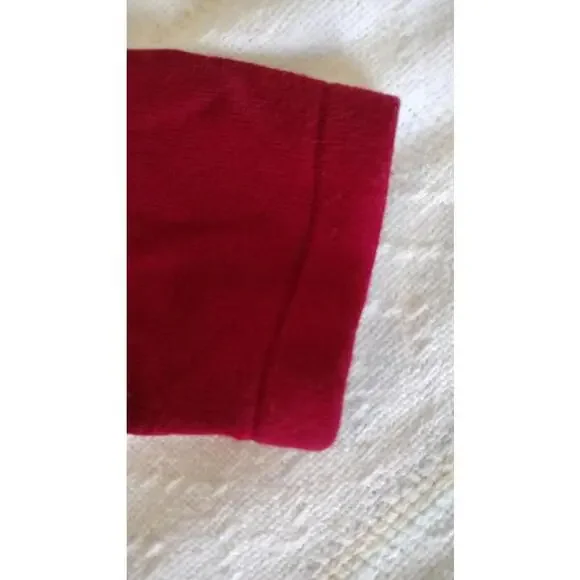 VTG Lauren Ralph Lauren Duck Hunter Intarsia Sweater Red cotton Medium - Picture 9 of 16